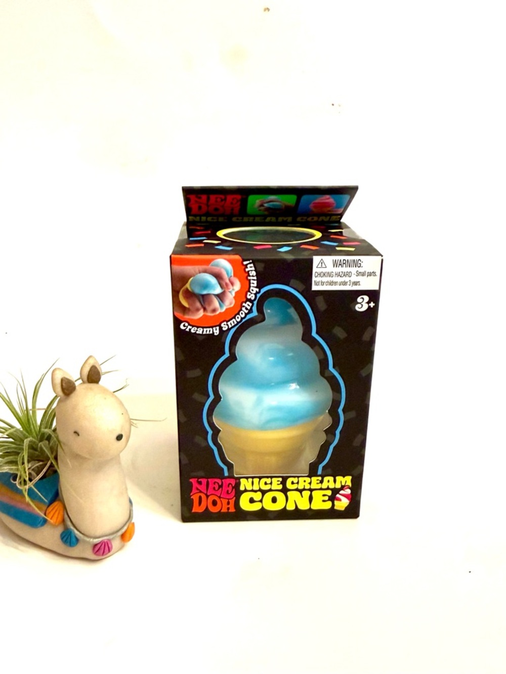 NWT, NeeDoh Nice  Cream Cone, Blue